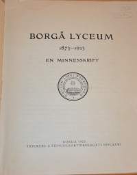 Borgå lyceum 1873-1923 en minnesskrift