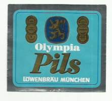 Olympia Pils  - olutetiketti