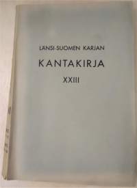 Länsi-Suomen karjan kantakirja XXIII