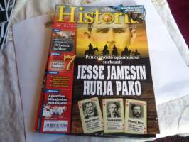 Tieteen kuvalehti HISTORIA 4/2016 Jesse Jamesin hurja pako, Nelsonin tulikoe Kööpenhaminassa