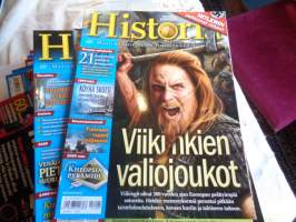 Tieteen kuvalehti HISTORIA 8/2015 viikinkien valiojoukot, tukivuori tappoi miljoonia