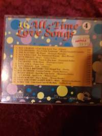 CD-Oll Time Love Songs, 16 äänitettä v.1989. Hyviä laulajia mm. Ray Charles Dean Martin ja Elvis Presley