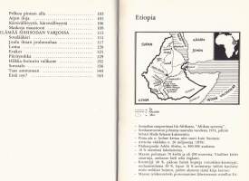 Sairaala sissisodassa. Vuosi etiopialaisten lääkärinä. Tekijä kuvaa eloisasti ja koskettavasti kriisiajan tapahtumia ja tunnelmia keskellä sissisodan melskettä.