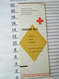 esite punainen risti. VAKITA.N tarjous helposti paketti koko  s ja m  19x36no 35kg 5e