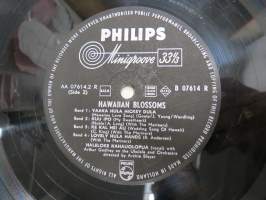 Philips P 10036 R Minigroove 33 1/3 Hawaiian Blossoms Haleloke Kahauolopua, Arthur Godfrey on the ukulele -äänilevy, 33 1/3 rpm 10&quot; record