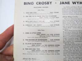 Decca DL 5417 - Just for You, Bing Crosby - Jane Wyman - The Andrews Sisters -äänilevy, 33 1/3 rpm 10&quot; record