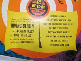 MGM Long Playing LP E 509 Betty Hutton &amp; Howard Keel - Annie Get Your Gun -äänilevy, 33 1/3 rpm 10&quot; record