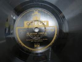 Odeon PLE 128 (painettu Suomessa) Alle Neune - Palaathan luokseni - Hidas valssi -savikiekkoäänilevy, 78 rpm 10&quot; record