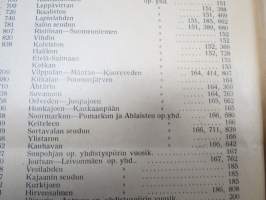 Opettajain lehti 1932-33 -sidottu vuosikerta, käsittelee monipuolisesti kansanopetusta ja opetustoimintaa maanlajuisesti, artikkelisisältö näkyvissä / annual volume