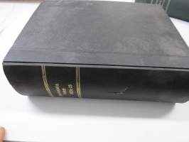 Opettajain lehti 1924-25 -sidottu vuosikerta, käsittelee monipuolisesti kansanopetusta ja opetustoimintaa maanlajuisesti, artikkelisisältö näkyvissä / annual volume