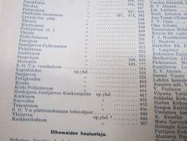 Opettajain lehti 1924-25 -sidottu vuosikerta, käsittelee monipuolisesti kansanopetusta ja opetustoimintaa maanlajuisesti, artikkelisisältö näkyvissä / annual volume