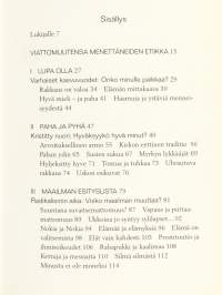 Tässä seison – uskottavan etiikan jäljillä
