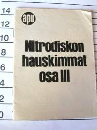 nitrodiskon hauskimmat osa III .vakitan.pakettitarjous koko  s ja m   19x36no 35kg.  5e