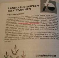 Lannoita oikein pelto puutarha metsä