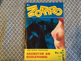 El Zorro N:o 107 11/1967 Kaunotar on kuolemaksi