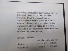 L´aperitif 1967 nr 1-2 - ulosantaa Klassikon Teinikunta, mm. BAltian asema tänään, Ransaka - kulttuurikieli, Rauhantahtoinen suurvalta -kilpailu