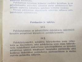 Maskun (Masku) kunnan palojärjestys - palolaki - palosääntö