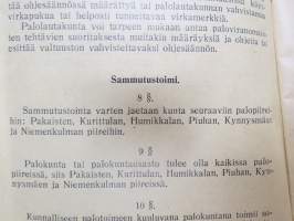 Maskun (Masku) kunnan palojärjestys - palolaki - palosääntö