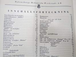 Byggnads- och handelsgjutgods katalog nr 120 1932 / Björneborgs Mekaniska Verkstad Ab -tuoteluettelo Porin Valu