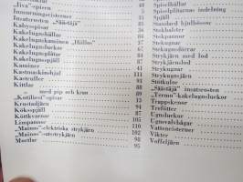 Byggnads- och handelsgjutgods katalog nr 120 1932 / Björneborgs Mekaniska Verkstad Ab -tuoteluettelo Porin Valu