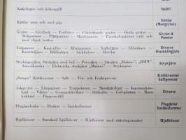 Byggnads- och handelsgjutgods katalog nr 120 1932 / Björneborgs Mekaniska Verkstad Ab -tuoteluettelo Porin Valu