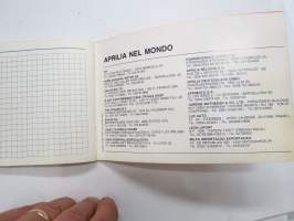 Aprilia AF1 libretto uso -käyttöohjekirja, italiankielinen