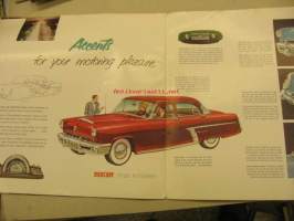 Mercury 1952 myyntiesite / brochure