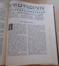 Rakennustaito 1922-1923, Kahden vuoden lehdet sidottu yhdeksi kirjaksi,
