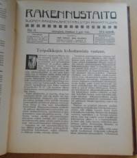 Rakennustaito 1922-1923, Kahden vuoden lehdet sidottu yhdeksi kirjaksi,