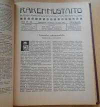 Rakennustaito 1922-1923, Kahden vuoden lehdet sidottu yhdeksi kirjaksi,