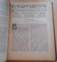 Rakennustaito 1922-1923, Kahden vuoden lehdet sidottu yhdeksi kirjaksi,