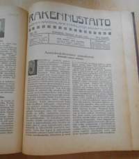 Rakennustaito 1922-1923, Kahden vuoden lehdet sidottu yhdeksi kirjaksi,