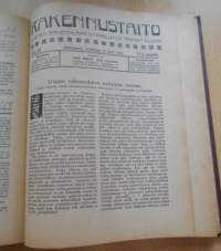 Rakennustaito 1922-1923, Kahden vuoden lehdet sidottu yhdeksi kirjaksi,