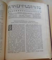Rakennustaito 1922-1923, Kahden vuoden lehdet sidottu yhdeksi kirjaksi,