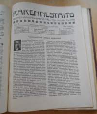 Rakennustaito 1922-1923, Kahden vuoden lehdet sidottu yhdeksi kirjaksi,
