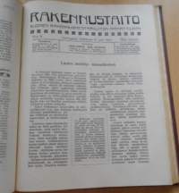 Rakennustaito 1922-1923, Kahden vuoden lehdet sidottu yhdeksi kirjaksi,