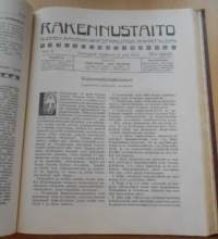 Rakennustaito 1922-1923, Kahden vuoden lehdet sidottu yhdeksi kirjaksi,