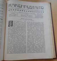 Rakennustaito 1922-1923, Kahden vuoden lehdet sidottu yhdeksi kirjaksi,