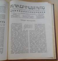 Rakennustaito 1922-1923, Kahden vuoden lehdet sidottu yhdeksi kirjaksi,