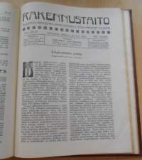 Rakennustaito 1922-1923, Kahden vuoden lehdet sidottu yhdeksi kirjaksi,