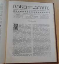 Rakennustaito 1922-1923, Kahden vuoden lehdet sidottu yhdeksi kirjaksi,