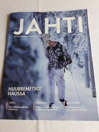 Jahti. Metsstäjäliiton  jäsenlehti 1 / 2020. Sivuja 86. Paljon  tietoa ei  metsäsäjillekin luonnosta, riistäruuasta  jne.