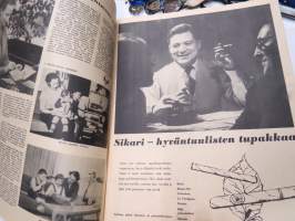Viikko Sanomat 1958 nr 12, 21.3.1958, DC-7 Clipper, Kuuban kapinalliset valokuvareportaasi (mm. teloituksia), Kunnanlääkärit kiven alla, Monaco - albert syntyi, ym.