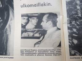 Viikko Sanomat 1958 nr 12, 21.3.1958, DC-7 Clipper, Kuuban kapinalliset valokuvareportaasi (mm. teloituksia), Kunnanlääkärit kiven alla, Monaco - albert syntyi, ym.