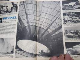 Viikko Sanomat 1958 nr 12, 21.3.1958, DC-7 Clipper, Kuuban kapinalliset valokuvareportaasi (mm. teloituksia), Kunnanlääkärit kiven alla, Monaco - albert syntyi, ym.
