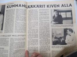 Viikko Sanomat 1958 nr 12, 21.3.1958, DC-7 Clipper, Kuuban kapinalliset valokuvareportaasi (mm. teloituksia), Kunnanlääkärit kiven alla, Monaco - albert syntyi, ym.