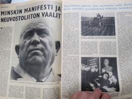Viikko Sanomat 1958 nr 12, 21.3.1958, DC-7 Clipper, Kuuban kapinalliset valokuvareportaasi (mm. teloituksia), Kunnanlääkärit kiven alla, Monaco - albert syntyi, ym.