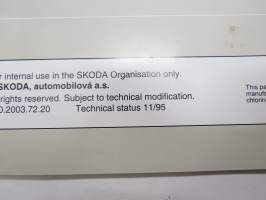 Skoda 1.9-ltr. Naturally Aspirated Diesel Engine - Design and Operation - Skoda Service nr 13 - Self-Study Program - Technical Status 11 / 1995 -engalnninkielinen