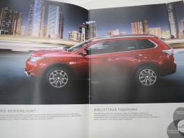 Mitsubishi Outlander 2014 -myyntiesite / sales brochure
