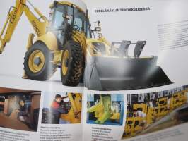 New Holland LB115 kaivurikuormain -myyntiesite / sales brochure